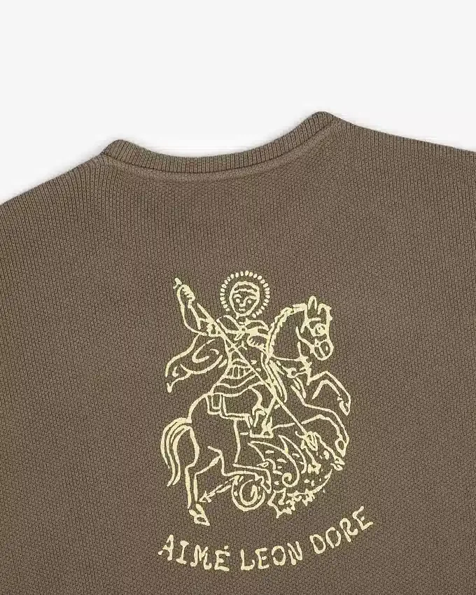 Saint George-tröja med rund hals i piqué