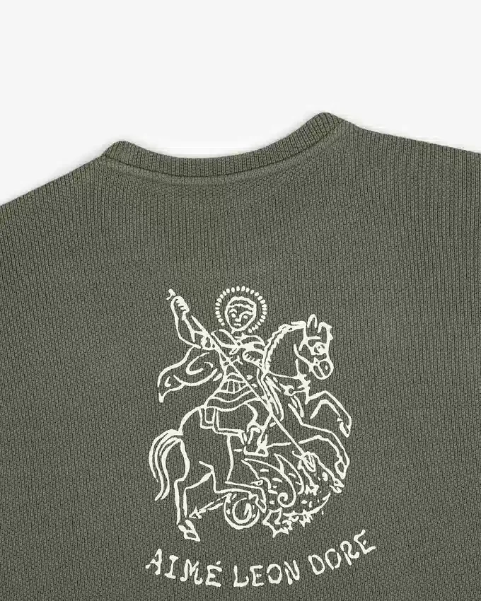 Saint George-tröja med rund hals i piqué