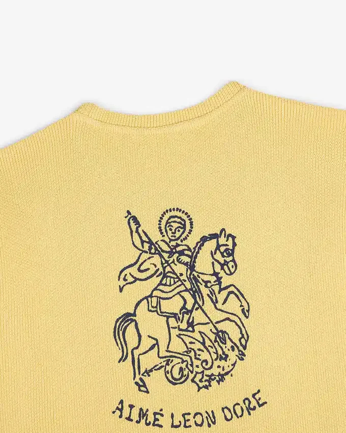 Saint George-tröja med rund hals i piqué