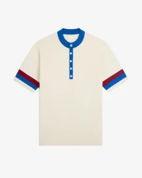Sportstickad Henley-tröja