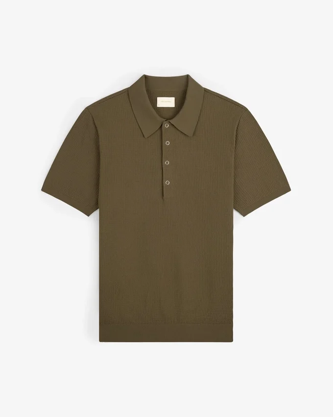 Stickad polotröja
