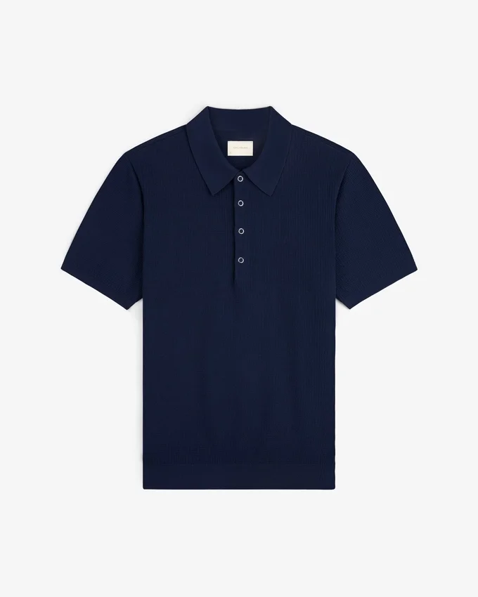 Stickad polotröja