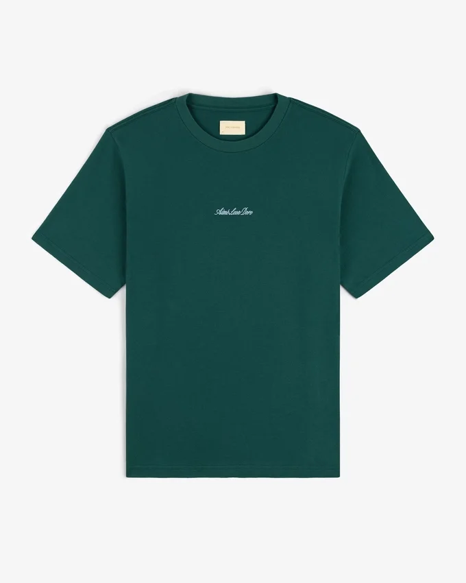 T-shirt med broderad logotyp