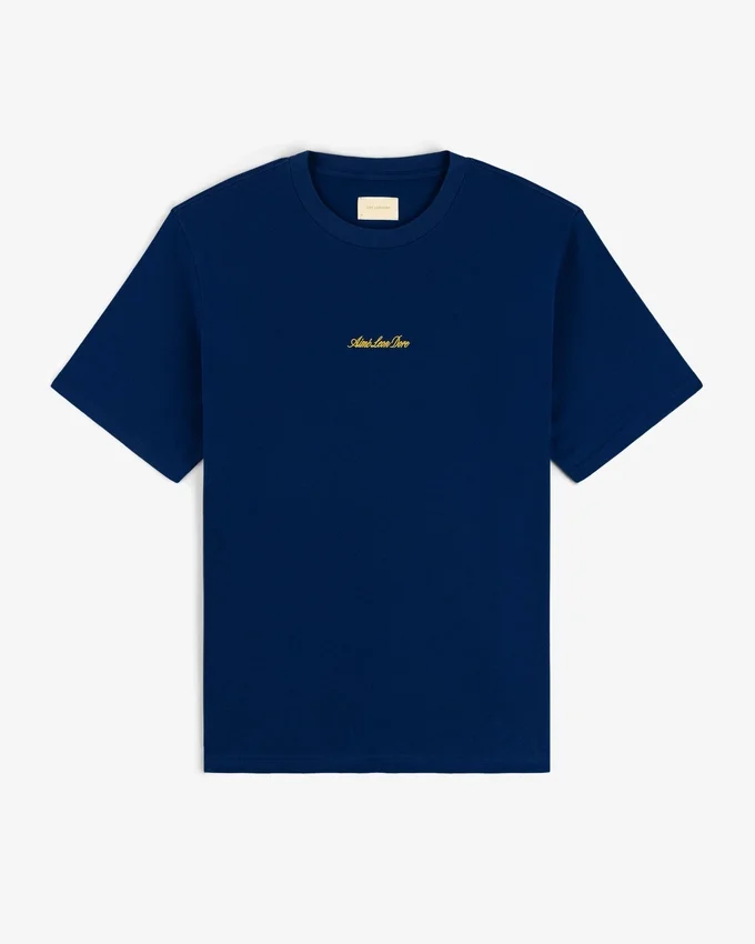 T-shirt med broderad logotyp