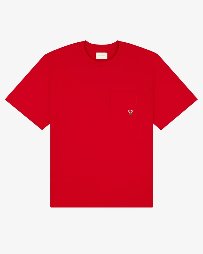 T-shirt med emblemficka