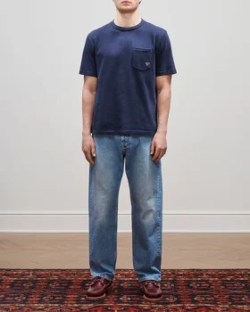 T-shirt med emblemficka