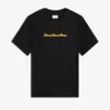 T-shirt med pufftryckt slub-logotyp