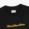T-shirt med pufftryckt slub-logotyp