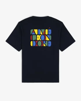 T-shirt med staplat logo