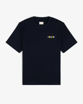 T-shirt med staplat logo