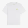 T-shirt med staplat logo