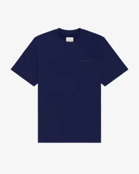 T-shirt med ton-i-ton-logotyp