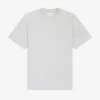 T-shirt med ton-i-ton-logotyp
