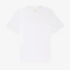 T-shirt med ton-i-ton-logotyp