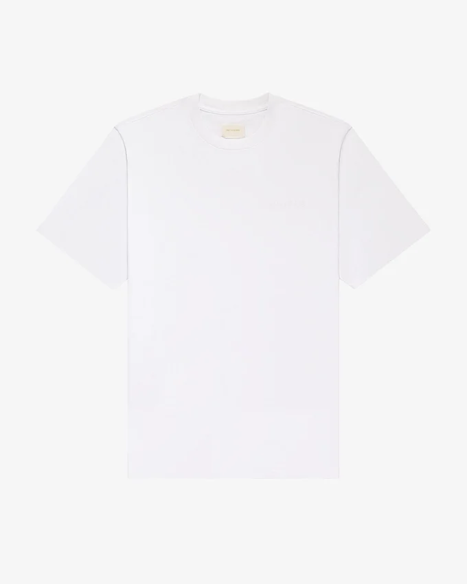 T-shirt med ton-i-ton-logotyp