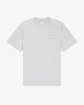 T-shirt med ton-i-ton-logotyp