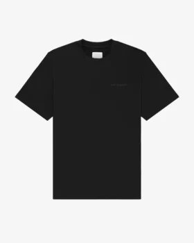 T-shirt med ton-i-ton-logotyp