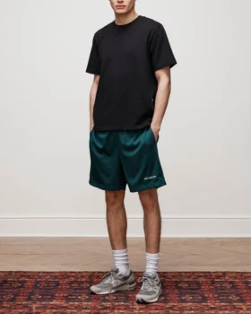 T-shirt med ton-i-ton-logotyp