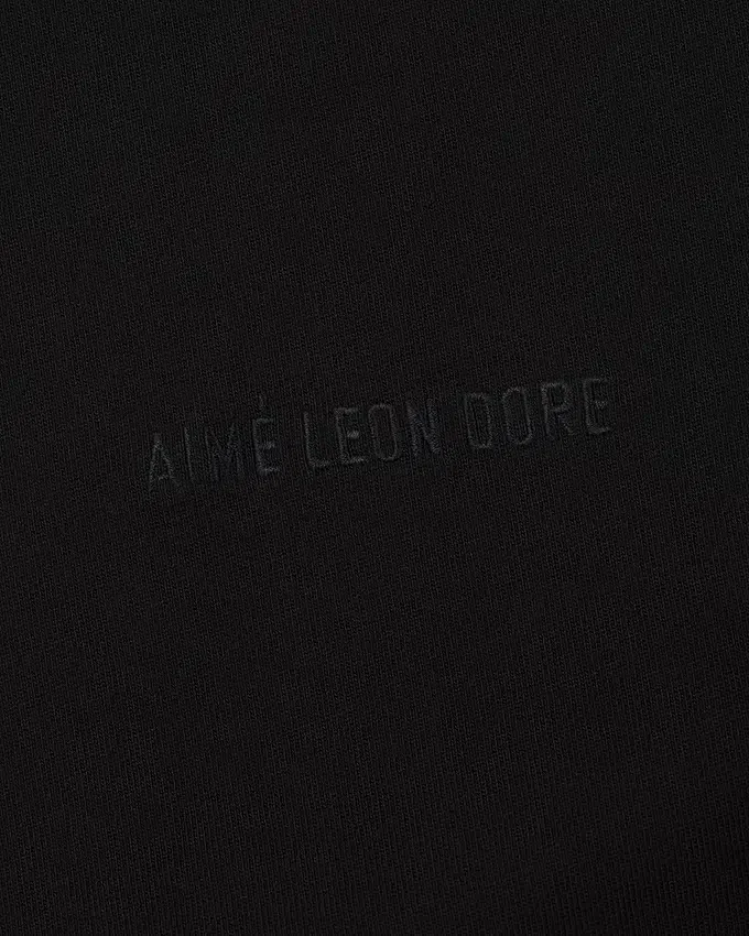 Långärmad T-shirt med ton-i-ton-logotyp