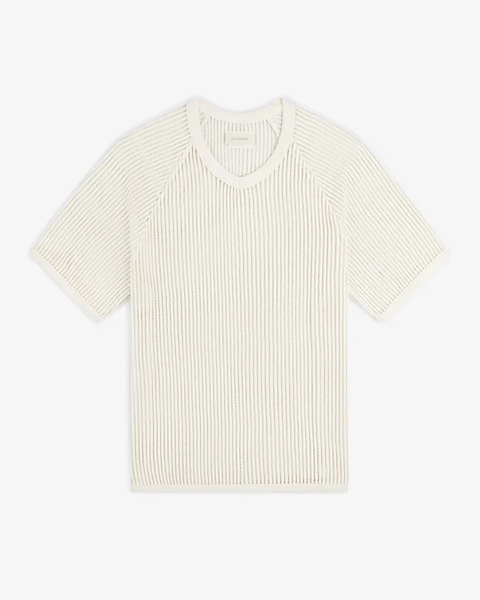 T-shirt med V-ringning i mesh