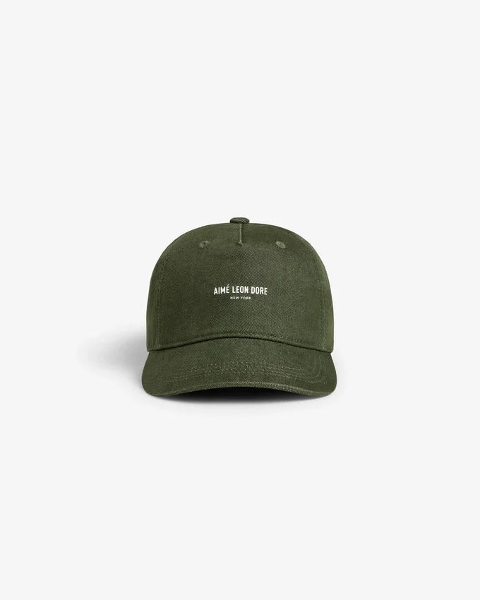 Vintage-hatt med mikro-logotyp