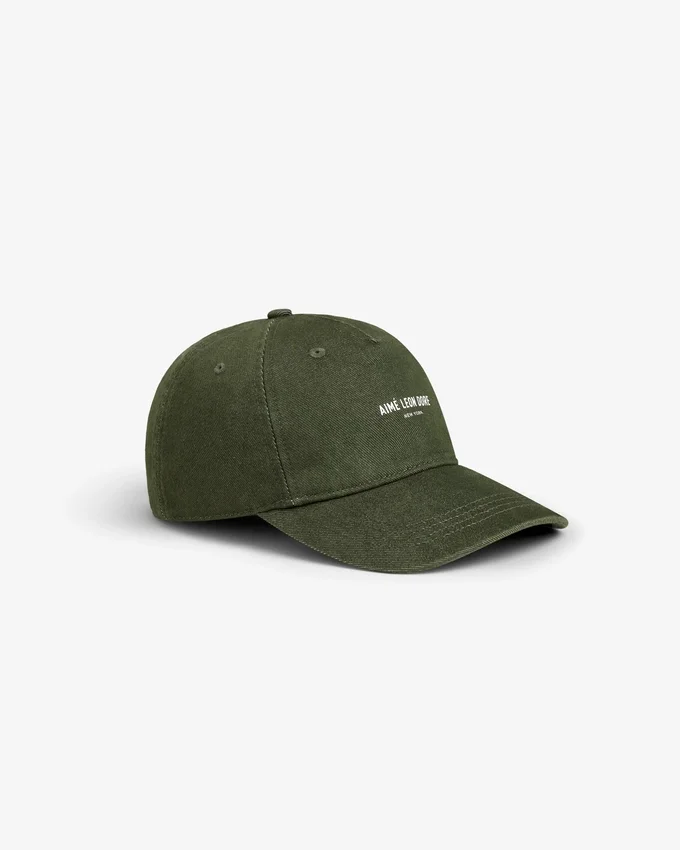 Vintage-hatt med mikro-logotyp