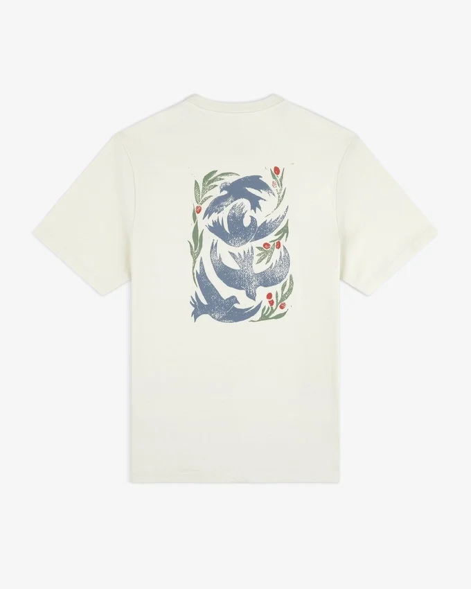 Woodblock Dove-T-shirt