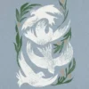 Woodblock Dove-T-shirt