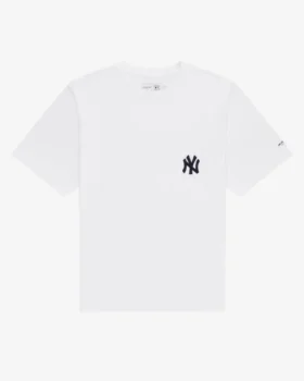 Yankees-T-shirt med kedjesydd ficka